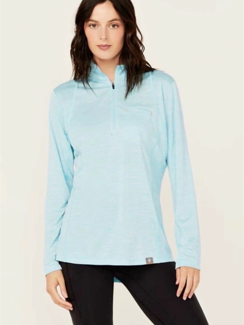 Ariat Women's Blue Half-Zip Pullover Like New XXL